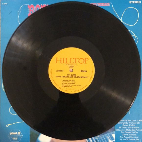 Roy Clark Silver Threads And Golden Needles Vinyl Lp '69 - Picture 3 of 7